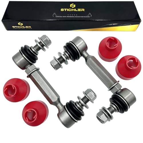 4.52-5.90'' 115-150 M10 Rear Universal Heavy Duty(HD) Adjustable Sway Bar Links Kit Replace OEM, Fit Most Cars Trucks SUVs Off-Road Vehicles Racing Specialty Use - size: 115-150 M10 Rear