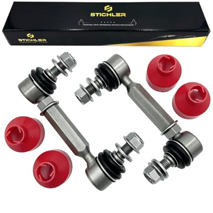 4.52-5.90'' 115-150 M10 Rear Universal Heavy Duty(HD) Adjustable Sway Bar Links Kit Replace OEM, Fit Most Cars Trucks SUVs Off-Road Vehicles Racing Specialty Use - size: 115-150 M10 Rear