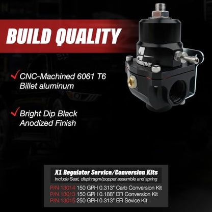 Aeromotive X1 Series Pro Return Style EFI Regulator - 13305