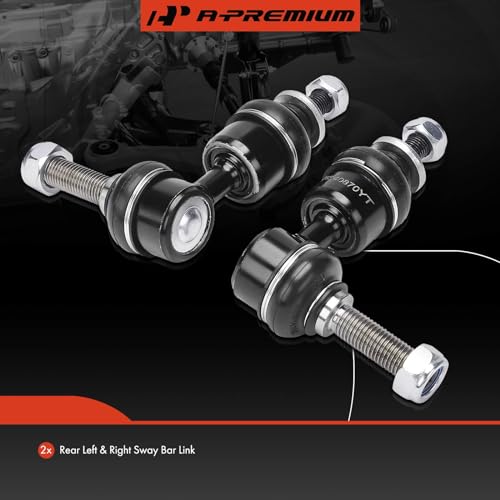 A-Premium Rear Sway Bar Link Stabilizer Bar Link, Compatible with Ford