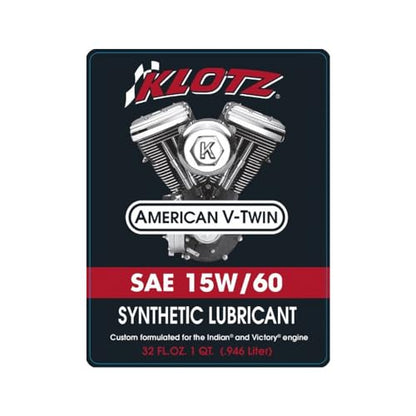 Klotz 4 Quart 15W-60 Synthetic Oil Change Kit for Indian™ FTR Motorcycle - size: 4 Quart - Indian FTR