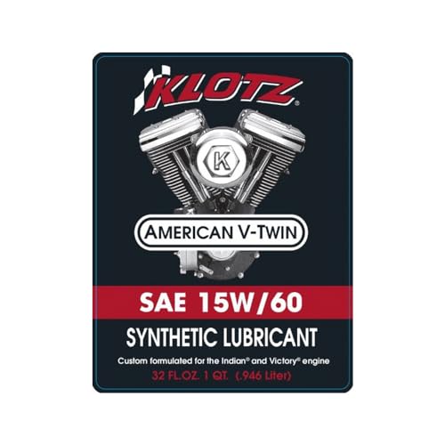 Klotz 5 Quart 15W-60 Synthetic Oil Change Kit for Indian™ PowerPlus Motorcycle - size: 5 Quart - Indian PowerPlus