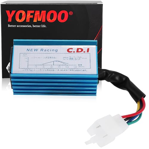 Racing 5 Pins AC CDI Box for GY6 50cc - 70cc 90cc 110cc 125cc 150cc Scooter 4-Stroke Engine ATV Go Kart Moped Quad Pit Dirt Mini Pocket Bike Chopper XR50 CRF50 139QMB 152QMI 157QMJ - size: 5 pin