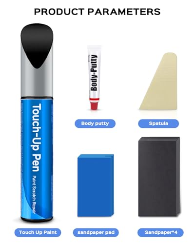 L041/A1 Black Touch Up Paint Kit Compatible with Volkswagen Exact Match Car Scratch Repair Touch Up Paint Kit - color: Black(L041/A1) Compatible with Beetle/CC/EOS/Golf/Golf-SportWagen/GTI/Jetta/Passat/Routan/Tiguan/Touareg