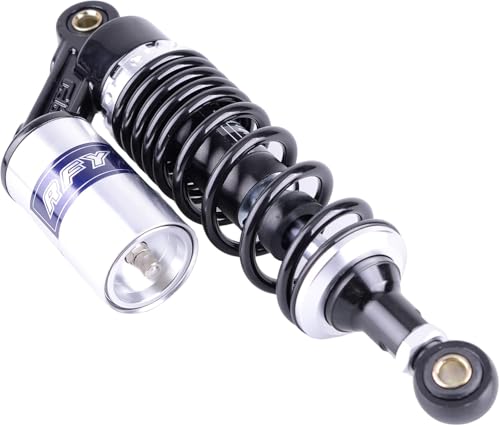 280mm Rear Shock Absorber Suspension Motorcycle ATV Quad 7mm Spring - color: Silver Black