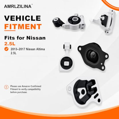 Engine Motor Transmission Mount Kit for Nissan Altima 2013-2017 - size: 2016-2017 Nissan Altima SR 2.5L