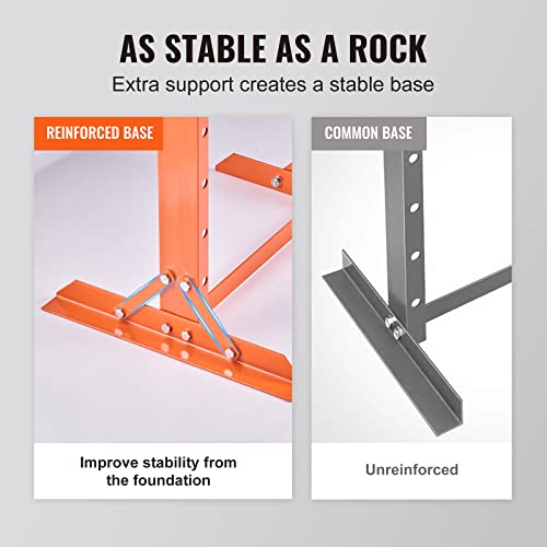 VEVOR Hydraulic 12 Ton H-Frame Garage Floor Adjustable Shop Press