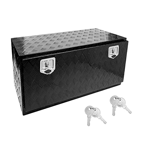 36" x 18" x 18" Truck Tool Box Pickup Truck Bed Toolbox Heavy Duty - color: Black, size: 36" x 18" x 18"