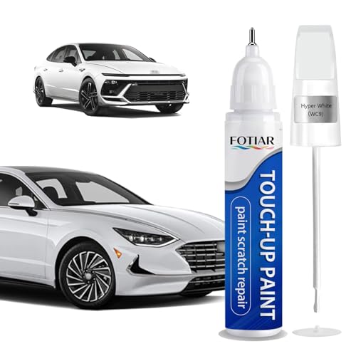 Touch Up Paint for Hyundai Hyper White WC9 Paint Code Scratch Repair - color: Hyper White (WC9)