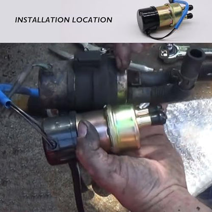 16710-MBA-612 Electric Fuel Pump 12 V Compatible with Honda VT750C - size: 16710-MBA-612