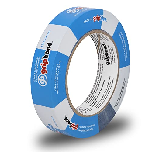 Professional-Grade Blue Painters Tape 1 Inch Wide, 1 Roll - size: 1 in/.94 (Single Roll)