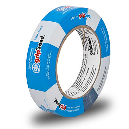 Professional-Grade Blue Painters Tape 1 Inch Wide, 1 Roll - size: 1 in/.94 (Single Roll)