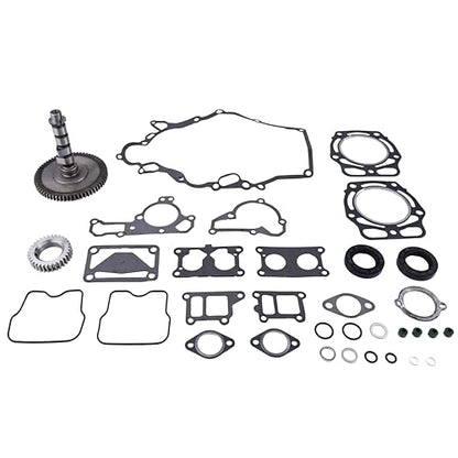 Steel Camshaft Upgrade Kit & Spur Gear 120440803 12044-0803 59051-2112 Compatible with Kawasaki Engines KAF620 FD620D
