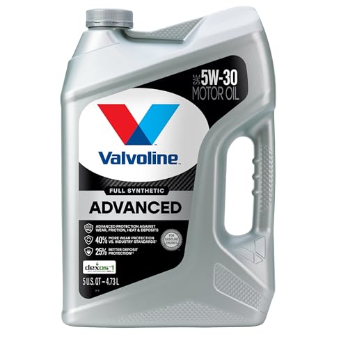 Valvoline Advanced Full Synthetic SAE 5W-30 Motor Oil 5 QT, Case of 3 - size: 5 QT, Pack of 3, style: Advanced Protection