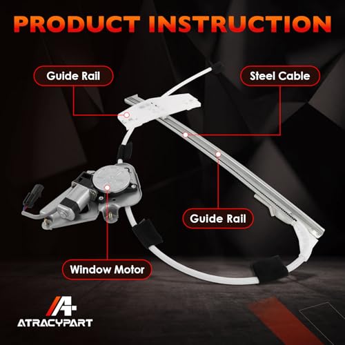 Front Left & Right Side Window Regulator with Motor Set - size: 741-526/527