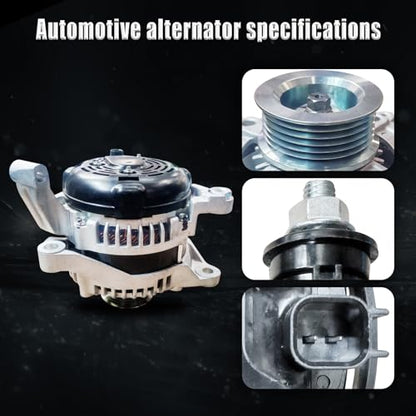 Alternator for 2008-2009 Aspen Limited, 2008 Durango SXT 04801252AD - size: 2008-2010 Grand Cherokee Laredo 3.7L