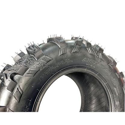 AT25X10-12 ATV Tires ATV＆UTV Trail Sand Off-Road Tires 25X10-12, All Terrain Tires16mm Tread Depth 25X10X12-6 PR, Tubeless 2PCS - size: DAV111 25X10-12