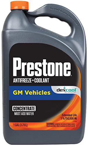 Prestone AF888-6PK Dex-Cool Antifreeze/Coolant - 1 Gallon, (Pack of 6)