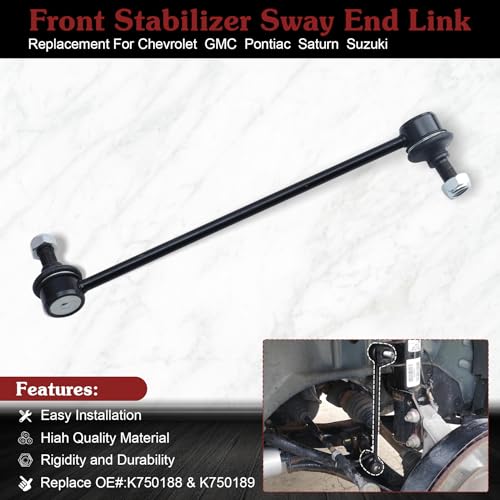 K750188 K750189 Sway Bar Link - Restore Crossover Stability - color: 1*K750188 1*K750189, size: Sway Bar Link
