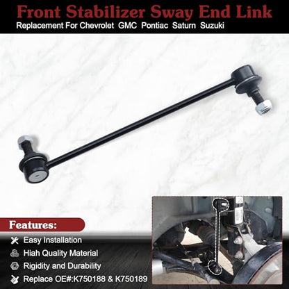 K750188 K750189 Sway Bar Link - Restore Crossover Stability - color: 1*K750188 1*K750189, size: Sway Bar Link