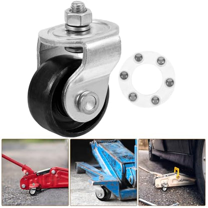 VOSAREA Floor Jack Caster 2 Ton Floor Jack Heavy Duty Garage Wheel Hydraulic Jack Caster Front Wheel Replacement (Pack of 2) - size: 7.00X5.00X4.00CM (Pack of 2)