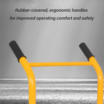 Apollo Material Lift Stacker, Pallet Truck Dolly 330 lbs Capacity - color: Yellow, size: Winch-330 lbs-40.5" Lift