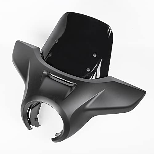 Motorcycle Headlight Fairing Cowl Windscreen for Rebel CMX 1100 2021-25 - color: Smoke+Matte Black