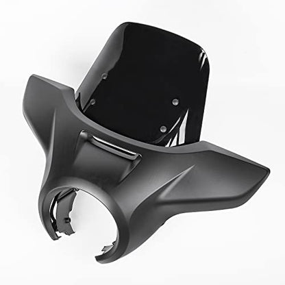 Motorcycle Headlight Fairing Cowl Windscreen for Rebel CMX 1100 2021-25 - color: Smoke+Matte Black