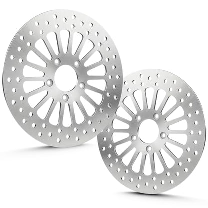 11.5" Front Brakes Disc Rotor Fit for Harley Davidson Touring Sportster Dyna Softail, for Road King/Electra Glide/Street Glide/Road Glide/Super Glide/Low Rider/Fat Boy 2000-2007-2 Pc - size: 2 Front Rotor