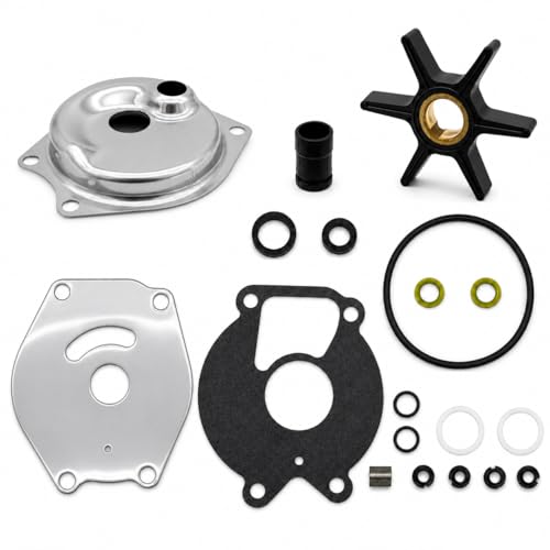 FASWORX 46-99157T2 Upper Water Pump Repair Kit for Mercury Mariner 9.9 15 20 25 HP Outboards, Replaces 46-99157A2, 46-99157A02, 85098A2, Fits 2-Stroke & 4-Stroke 323cc Bigfoot Models