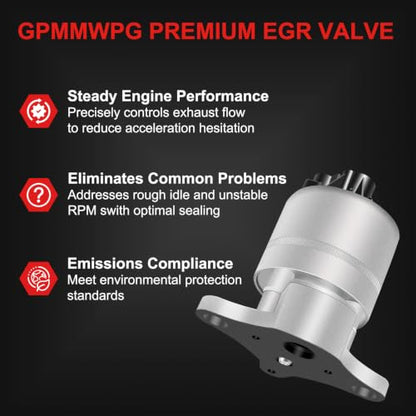 EGV589 EGR Valve kit Compatible with Silverado 1500 for Impala