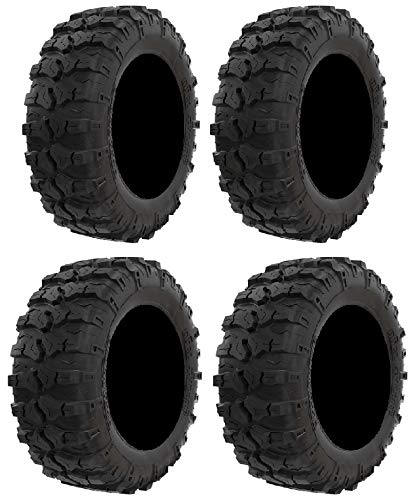 Full set of Pro Armor Dual Threat (10ply) 29x9-14 and 29x11-14 ATV Tires (4)