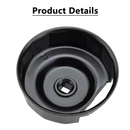 Sturdy Oil Filter Wrench,76mm 14flutes Oil Filter Cap Removal Tool Socket,Fit for 1984-2021 Harley Spin-On Oil Filters (Except '15-Later Xg)