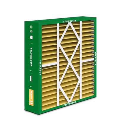 Filterbuy 20x20x5 Air Filter MERV 11 Pet & Allergy Defense (2-Pack) - size: 20x20x5 (Actual: 20.25 x 20.75 x 5.25)