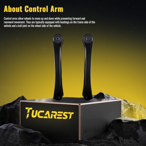 TUCAREST 2Pcs K620244 Left Right Front Upper Control Arm Assembly Compatible With 91-01 Jeep Cherokee, 91-92 Comanche, 93-98 Grand Cherokee, 97-06 Wrangler TJ K640331 Suspension - size: K620244 (97-06 Wrangler,Front Upper)