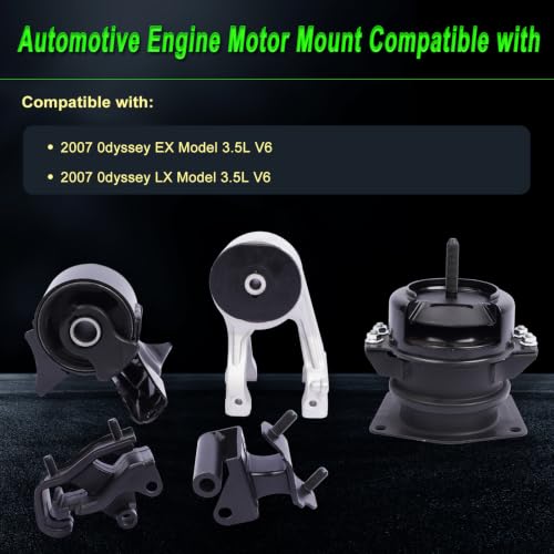 Engine Motor Mount Compatible with 2007 Odyssey EX LX 3.5L V6 - size: 2007 Odyssey EX LX 3.5L V6