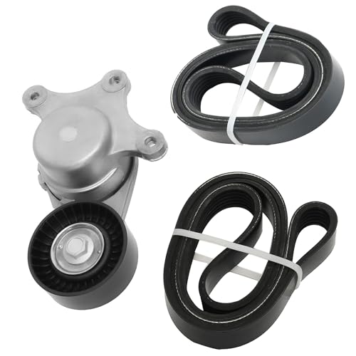Serpentine Drive Belt Tensioner Kit For Ford Edge 07-11 Explorer 11 Fusion - size: Ford Edge, Fusion, Mazda 6, Cx-9 (07-15)