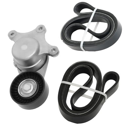 Serpentine Drive Belt Tensioner Kit For Ford Edge 07-11 Explorer 11 Fusion - size: Ford Edge, Fusion, Mazda 6, Cx-9 (07-15)