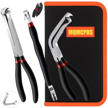 8" Car Electrical Disconnect Pliers – Auto Connector Plug Separator Tool for 37960/37980 – Push Tab Sensor Wire Remover – Automotive Terminal Disconnect Pliers for Electrical Repairs (3-Pack)