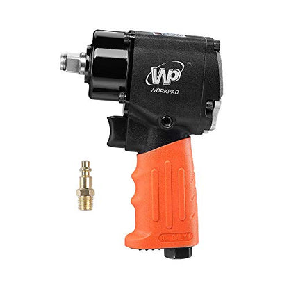 WORKPAD 1/2-Inch Mini Air Impact Wrench with Twin Hammers, Pneumatic Tools - color: 1116