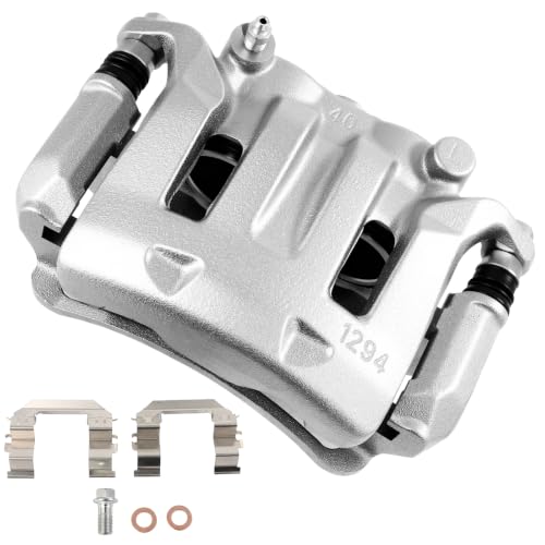 cciyu Front Left Disc Brake Caliper Assembly With Bracket 19B2639 - size: Front Left[19B2639]