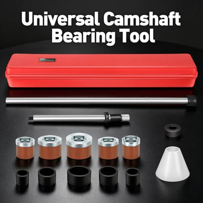 DNA Motoring Cam Bearing Tool Set, Camshaft Bearing Installation and Removal Tool Kit Fit Most Domestic and Import Vehicles, with 1.125-2.690 Inch Adapters, TOOLS-00555 - style: Cam Bearing Tool