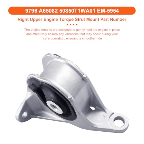 Engine Motor Mount ,Replacement for A65081 A65082 A65041 A65052 A65070 - size: CR-V 2.4L 15-16