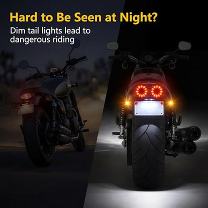 Anki HappiGo ANKIA 40-LED 40W Motorcycle Tail Light Integrated Running Lamp