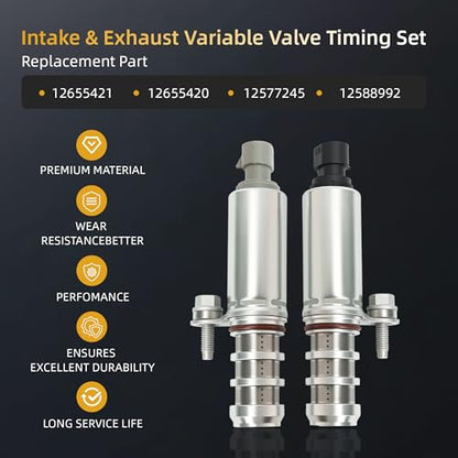 Intake+Exhaust Camshaft Position Actuator VVT Solenoid