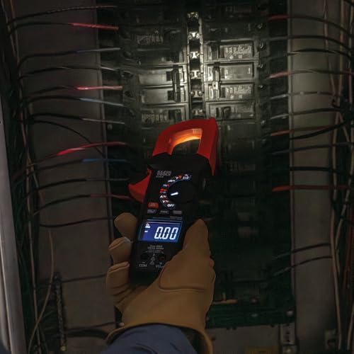 Klein Tools CL810 Digital Clamp Meter, 600A AC/DC Auto Ranging & Worklight - size: 1000V/600A