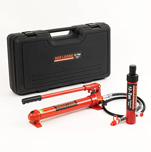 12 Ton Porta Power Hydraulic Jack Kit for Auto Body Frame Repair