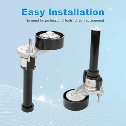 Belt Tensioner Assembly with Pulley Compatible with Audi A3 Q3 TT - size: 06J903133A