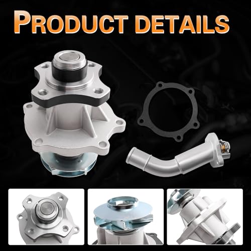 Engine Water Pump Thermostat Kit for 2002-2009 Trailblazer 4.2L - size: 2004-2007 Rainier