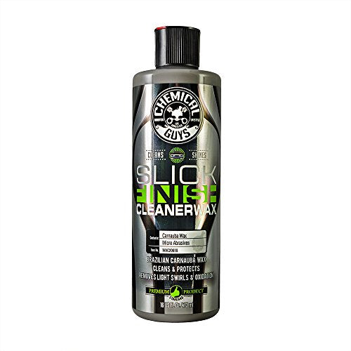 Chemical Guys, Slick Finish Cleaner Wax, Light Cleanser & Carnauba, 16 oz
